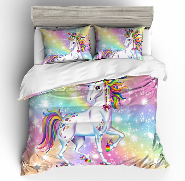 High End Bedding Set Single Size Fantasy Cute 3d Duvet Cover For
