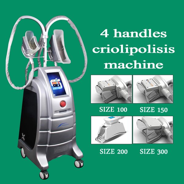 

new model four handles cryolipolysis fat ing machine cryolipolysis slimming cool body sculpting machine for fat reduction