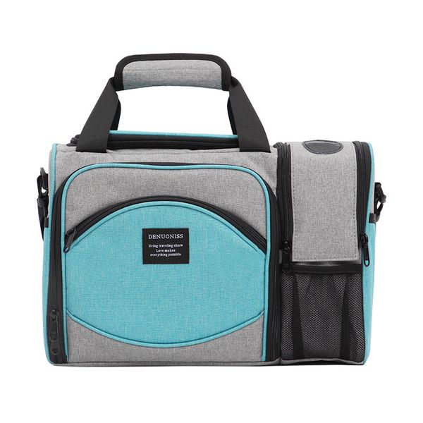 

large waterproof lunch picnic bag insulated portable fabric thermal ice pack bags large volume storage cooler beer wine bag