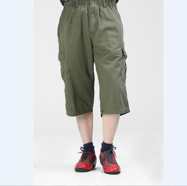 

большой размер мужские повседневные шорты 6xl плюс размер свободные жирные среднего возраста толстые хлопчатобумажные брюки спортивные брюки, White;black