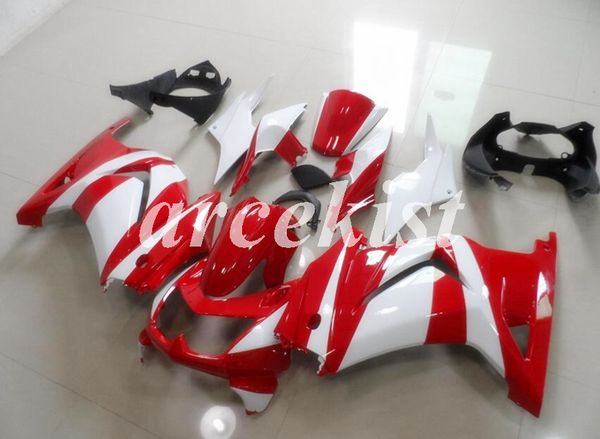 

новые комплекты abs литье под обтекателем для kawasaki ninja 250 2008 - 2014 zx 250r спортивного мотоцикл обтекатели набора ex250 08-14 крас