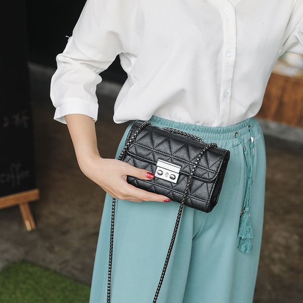

women's bag 2020 new style rhombus chain bag shoulder cross-body small graceful women's