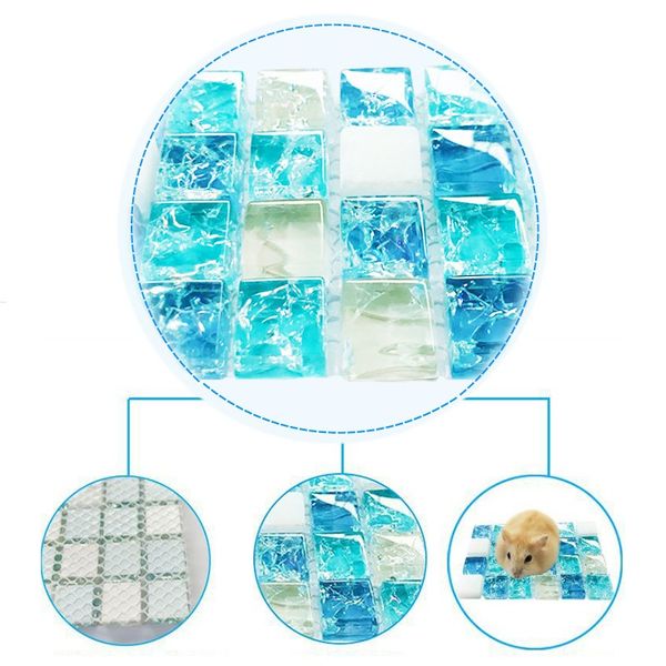 

pl pet soft cooling mat comfortable summer sleeping mat for small hamster guinea pig hamster accessories summer