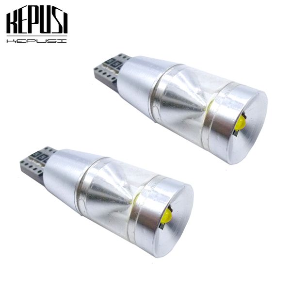 

2pcs canbus no error 500lm 9w t10 w5w led light chip motor car light clearance parking number plate backup reverse