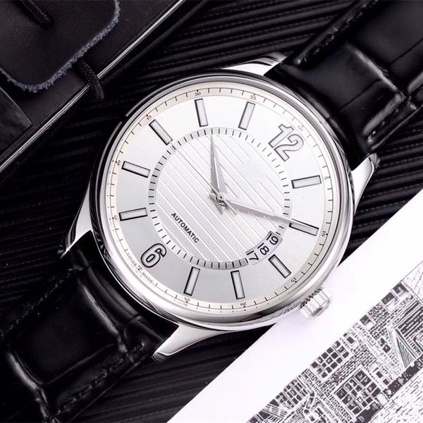 

роскошные мужские часы 8215 с автоматическим механическим механизмом auto date корпус из нержавеющей стали сапфировое зеркало трехсторонний, Slivery;brown