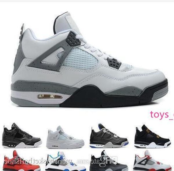 

4s basketball shoes hight quality man basketball shoes sneakers military blue toro bravo green glow size us 7-13
