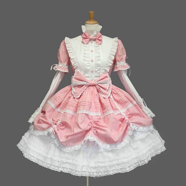 

attractive women elegant ball gown pink black celebrity party princess vestidos cute stylish bowknot lace laciness dress, Black;red