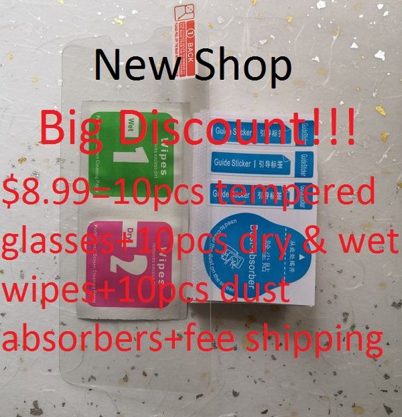 

10шт 9Н царапаться ультра ясный закаленный протектор экрана стекло для LG Stylo 5 / Style 4