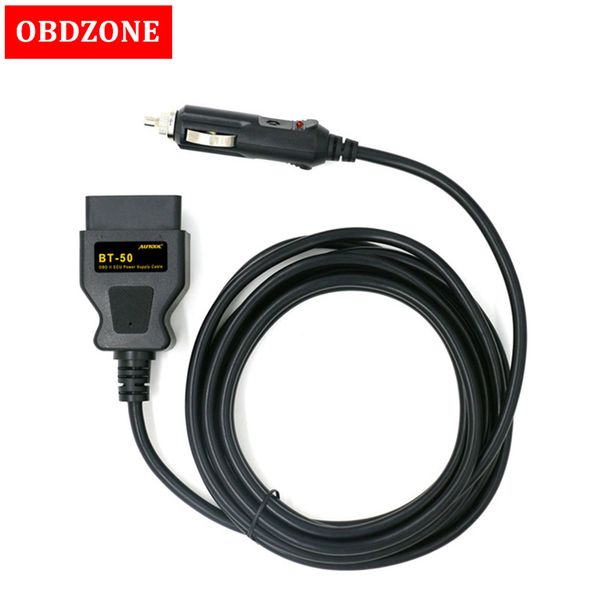 

autool bt-50 car ecu emergency power for 12v dc ecu memory saver power cable