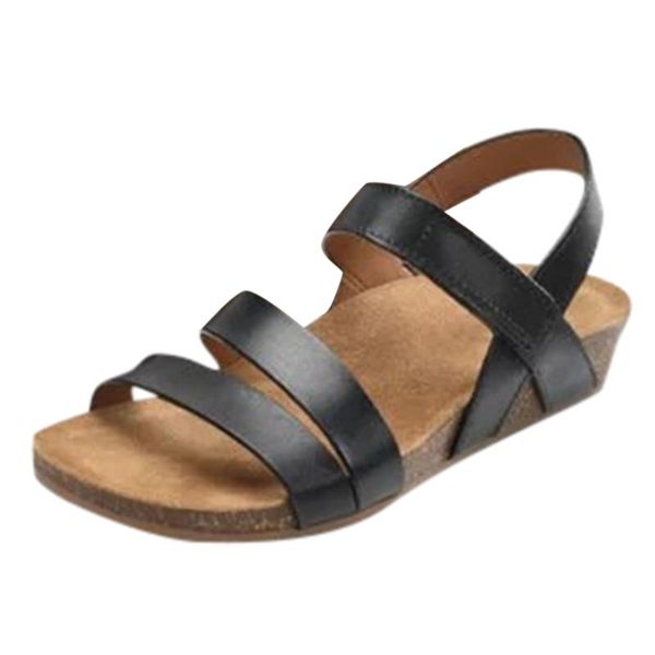 

sagace plus size 37-43 platform sandals horizontal strap wedges shoes for women sandalias 2020 mujer summer womens zapatos de