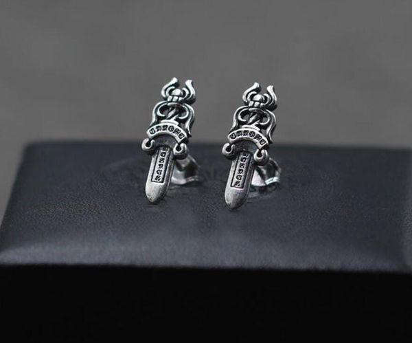 

925 еѬебѬне еѬги логоипом панк мђжкой ил и женкие лбиелей подаѬок, Silver