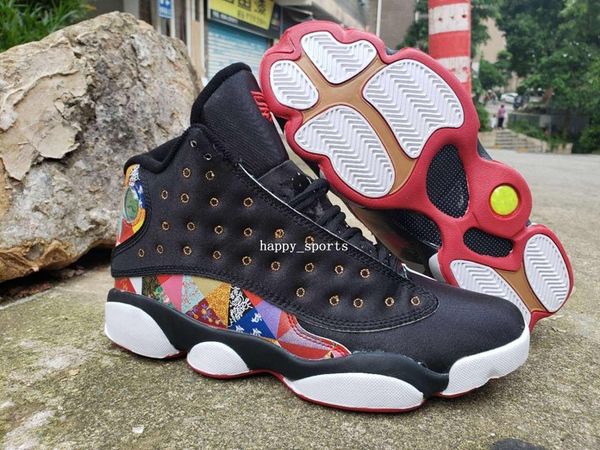 

cny 2019 13s chinese new year mens basketball shoes jumpman designer sneakers black red trainers baskets des chaussures hommes size 7-13