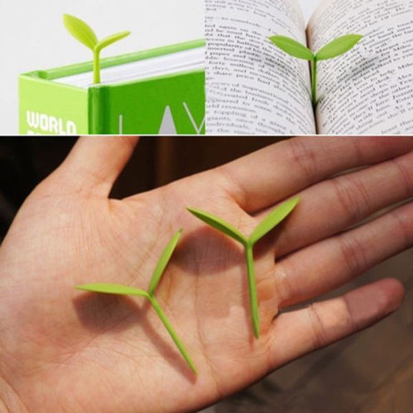 

cute sprout silicone bookmark students friends book holder for book paper label creative gift office school stationery light
