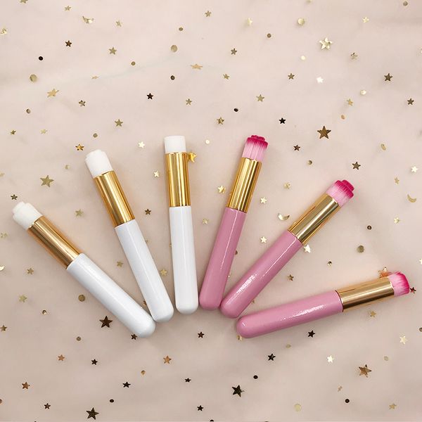 

20pcs/lot lash shampoo brush beauty makeup tools cleanser pink and white brushes