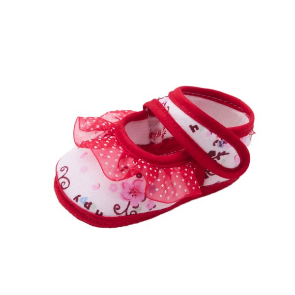 

lonsant infant baby crib shoes girls lace shallow floral print footwear fashion newborn baby prewalker cotton soft sole shoes