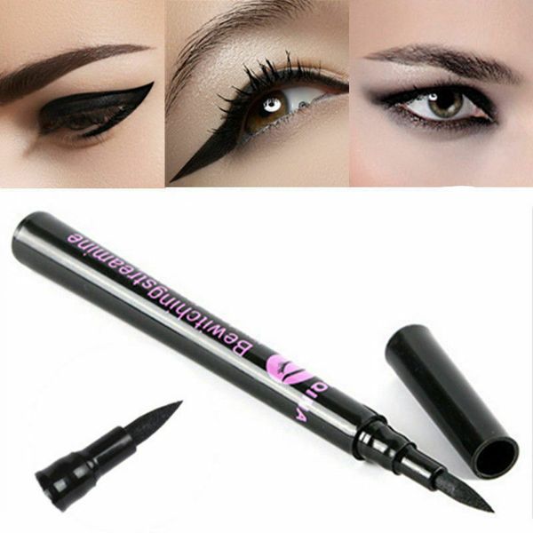 

black waterproof eyeliner liquid eye liner pen pencil makeup beauty cosmetic