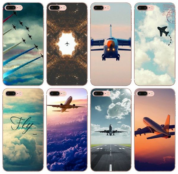 

[tongtrade] plane flight cloud sky painted case for iphone 11 pro max x xr xs 8 7 6 5 plus samsung j7 prime huawei y6ii motorola moto g case