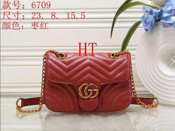 

brand famous designers shoulder bag pu leather fashion chain bag cross body pure color female women's handbag shoulder bag 6709