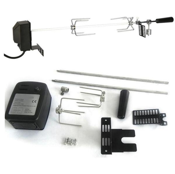 

extra quiet motor bbq barbecue rotisserie spit universal kit quiet motor