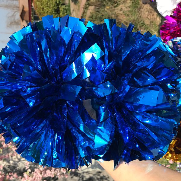 

cheerleading fast cheerleader fully pom metallic royal 1,000*3/4" * 6" cosplay 18pieces custom color