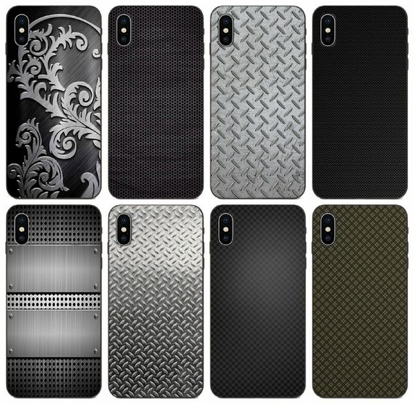 

tongtrade] metal grain fond case for iphone 11 pro max x xs xr 8s 8 7s 7 plus samsung grand i9082 prime huawei y6 pro redmi 5 silicone case