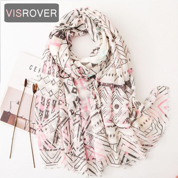 

visrover soft cashmere handfeeling summer women shawl with flower printing hight quality hijab scarf wholesales, Blue;gray
