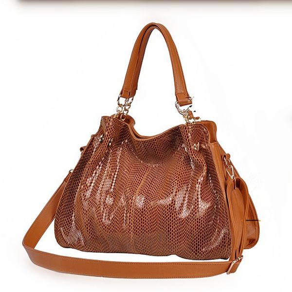 

women's bag new fashion snakeskin lychee pattern handbag shoulder bag