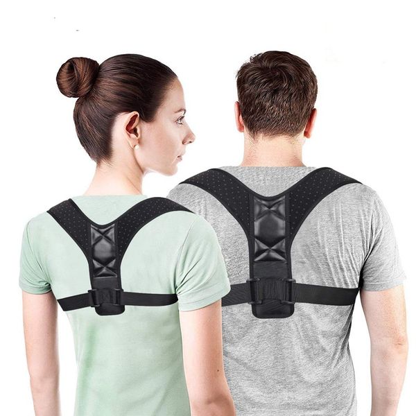 

back posture corrector belt women men prevent slouching posture straps clavicle support brace drop shipping