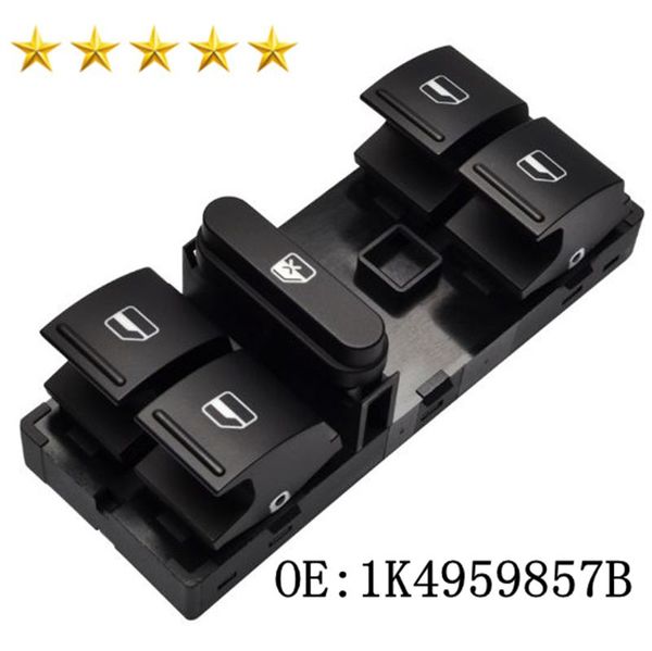 

electric power master window switch button 1k4959857b for s eat tiguan j etta g olf mk5 mk6 gti rabbit passat b6 b7 3c auto parts