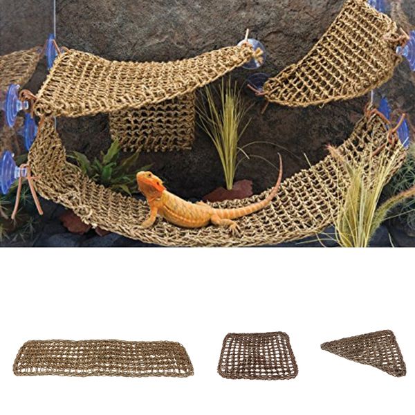 

reptile bearded hammock dragon hammock lounger hanging net toys 3 pack
