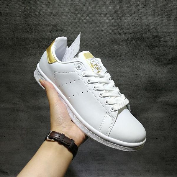

smith casual shoes raf simons stan smiths spring copper white pink black fashion man leather brand woman man shoes flats sneakers l03