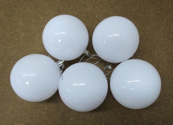 

ball 8cm white plating ball light christmas window decoration christmas decoration