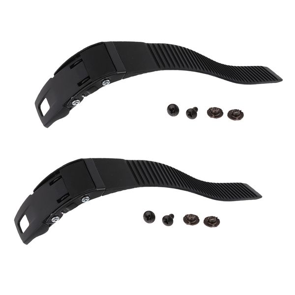 

2 pieces durable inline roller skate straps with screws and nuts