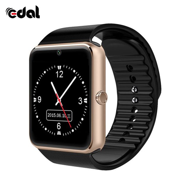 

bluetooth smart watch smartwatch touch screen bluetooth smartwatch with camera smart watch with sim tf card, Slivery;brown