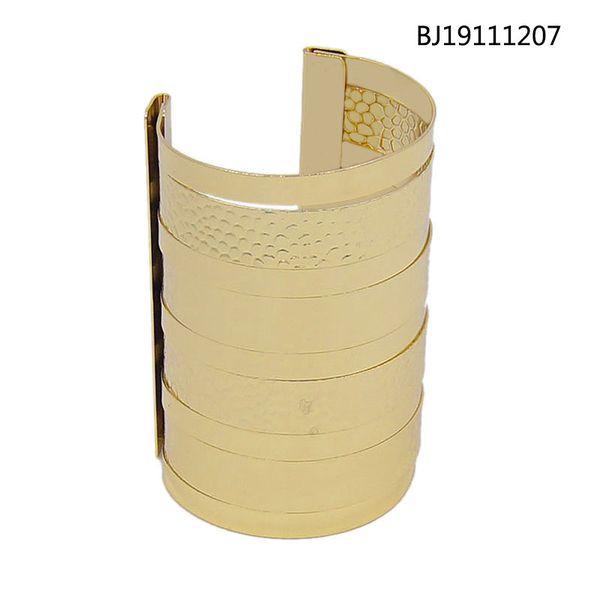 

yulaili new exaggerate style bangle copper alloy bracelet women charm party wedding jewelry accessories, Black