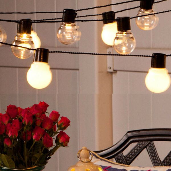 

220v 5m bulbs string lights warm light hanging fairy lamps party home decor