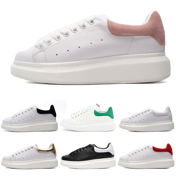 

Fa hion hoe for men women black white rainbow ro e gold leather platform ca ual port neaker 36 44