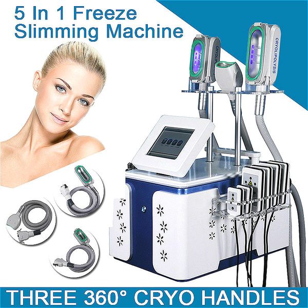 

2020 новый стиль 3 ручек cryo cryolipolyse машины тучное замораживание cryolipolysis уменьшая машину с° двойных подбородков лечение 360 утве