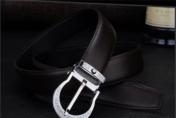 

2019 belt men's genuine leather belt designer mb buckle belts men luxury belts for men women fashion pin buckle, Black;brown