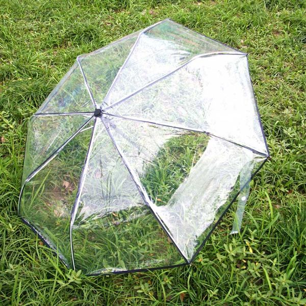 

automatic transparent folding umbrella rain sun auto windproof umbrella portable easy carry sale