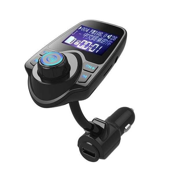 

car mp3 player handswireless bluetooth fm transmitter car kit mp3 player usb lcd modulator with blue/red light