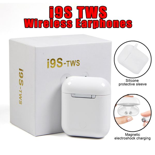 

I9S TWS wireless headset Invisible Earbud portable Bluetooth headphone Support pop up windows For IPhone Android