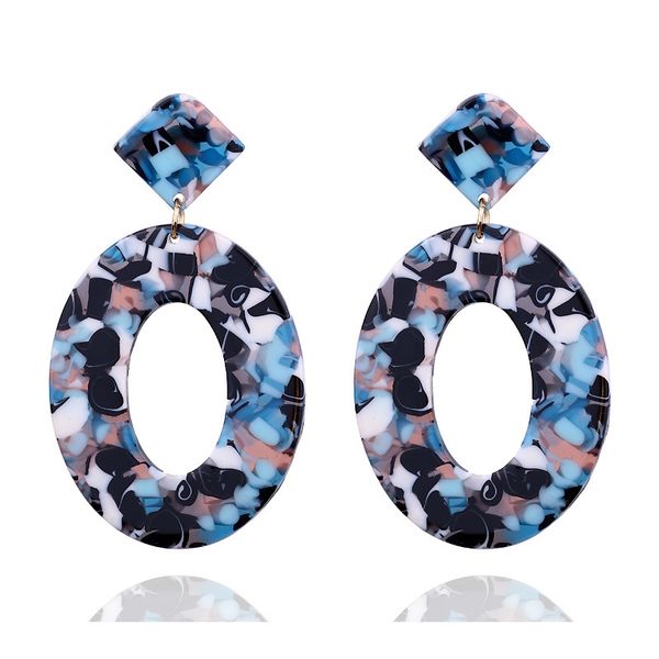 

acrylic acetate plate earrings fashion earrings explosion earrings wy925, Silver
