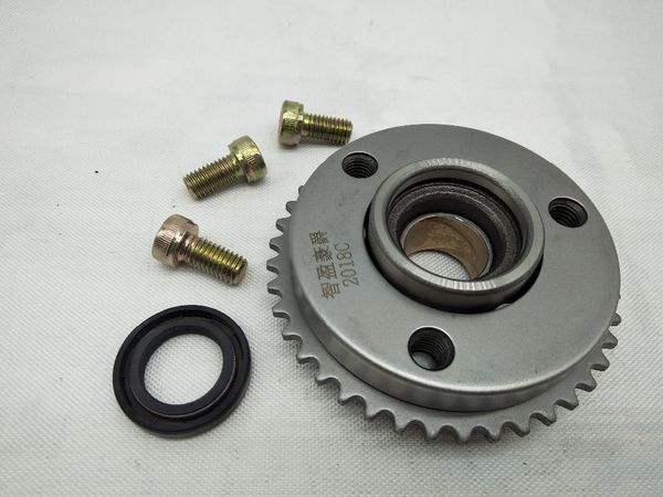 

a28 motorcycle starter clutch assembly for dayang dy100 jd100 c100 dy jd 100 threaded hole one way bearing clutch spare parts