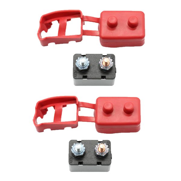 

2pcs 40a manual waterproof 12v-24v waterproof fuse circuit breaker