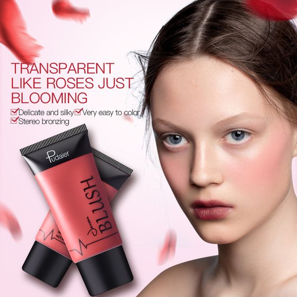 

portable 4 colors liquid blush rose delicate and silky stereo bronzing natural face makeup beauty cosmetics