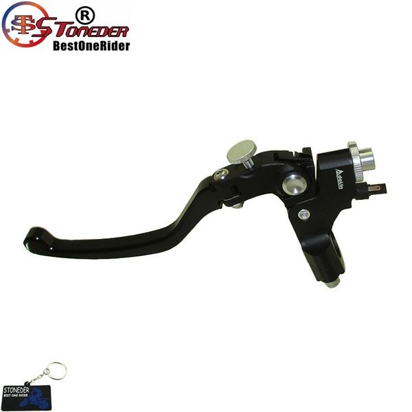 

stoneder 7/8" adelin left adjust unbreakable clutch lever w light switch for dirt pit bike motorcycle
