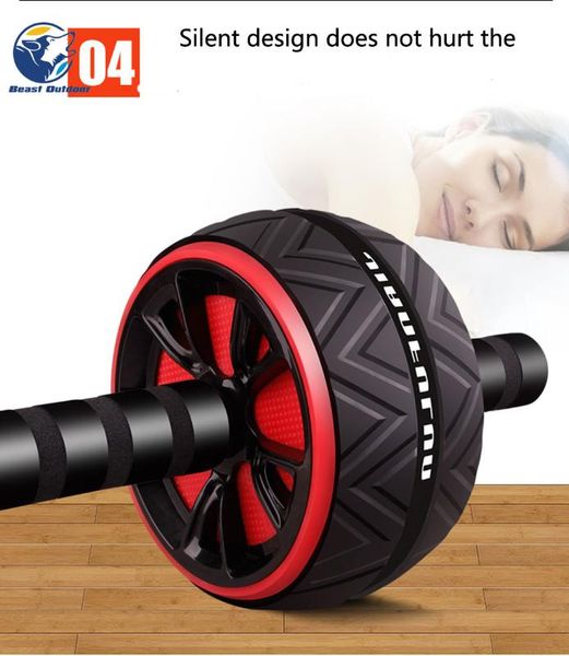 

new muscle exercise equipment home fitness equipment double wheel abdominal abdomen abdominal muscle roller gym roller training