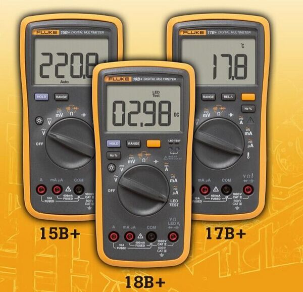 

wholesale -digital multimeters fluke f17b multimeter tester with retail box f17b +f18b f15b dhl ship from china