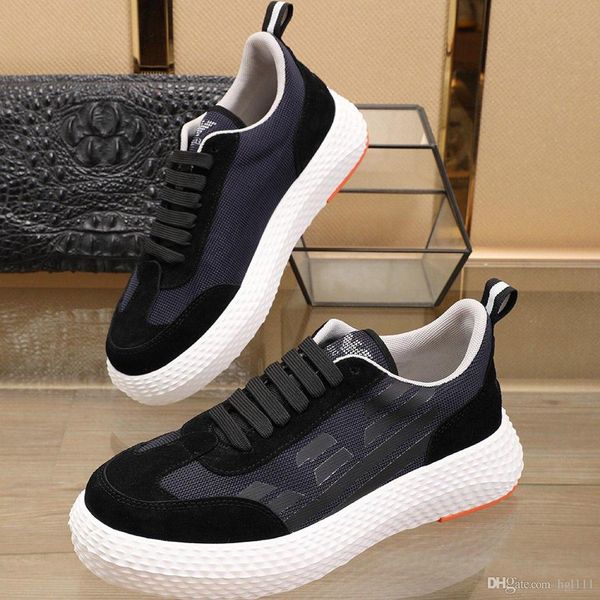 

new simple thick-soled casual shoes tide sports shoes business breathable fashion wild personality men's shoes british running lightwei